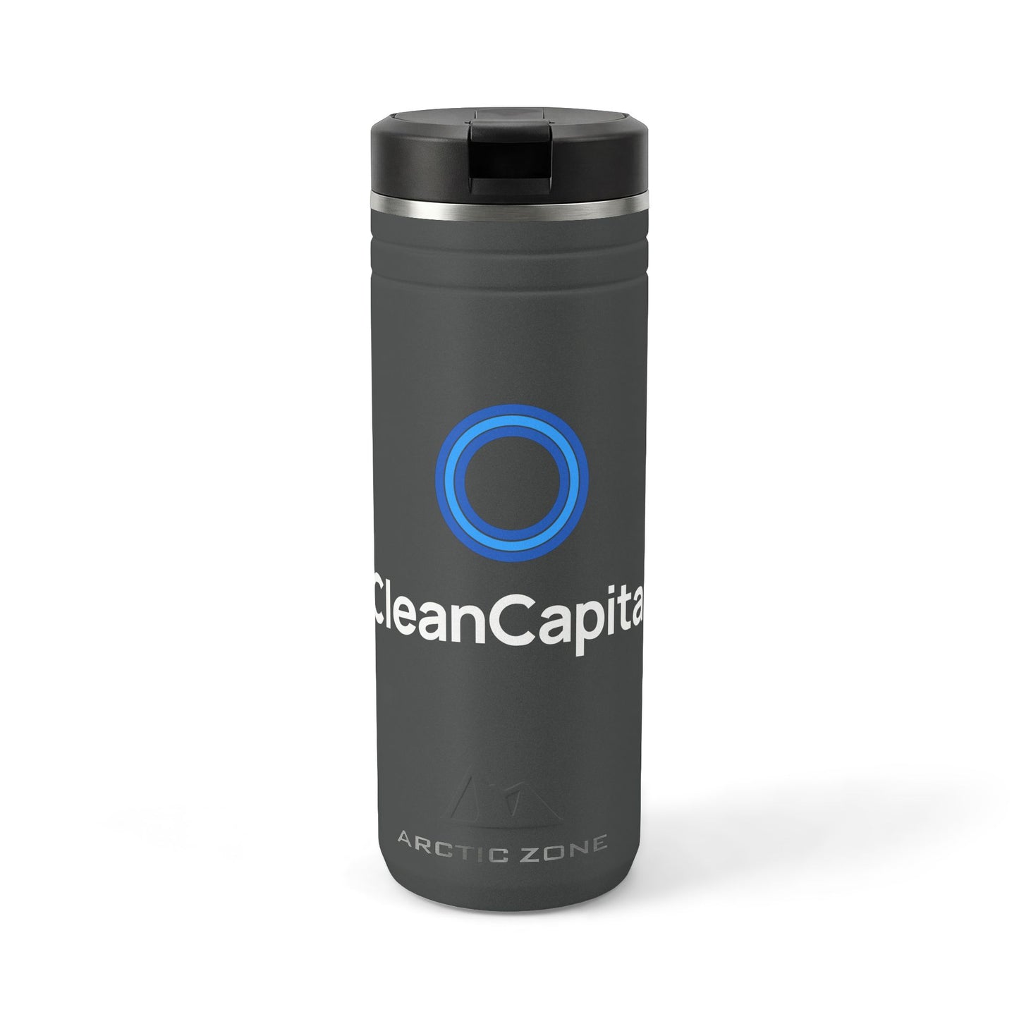 Titan 24oz Thermal Straw Tumbler — Insulated Stainless Travel Bottle with Leak-Resistant Lid