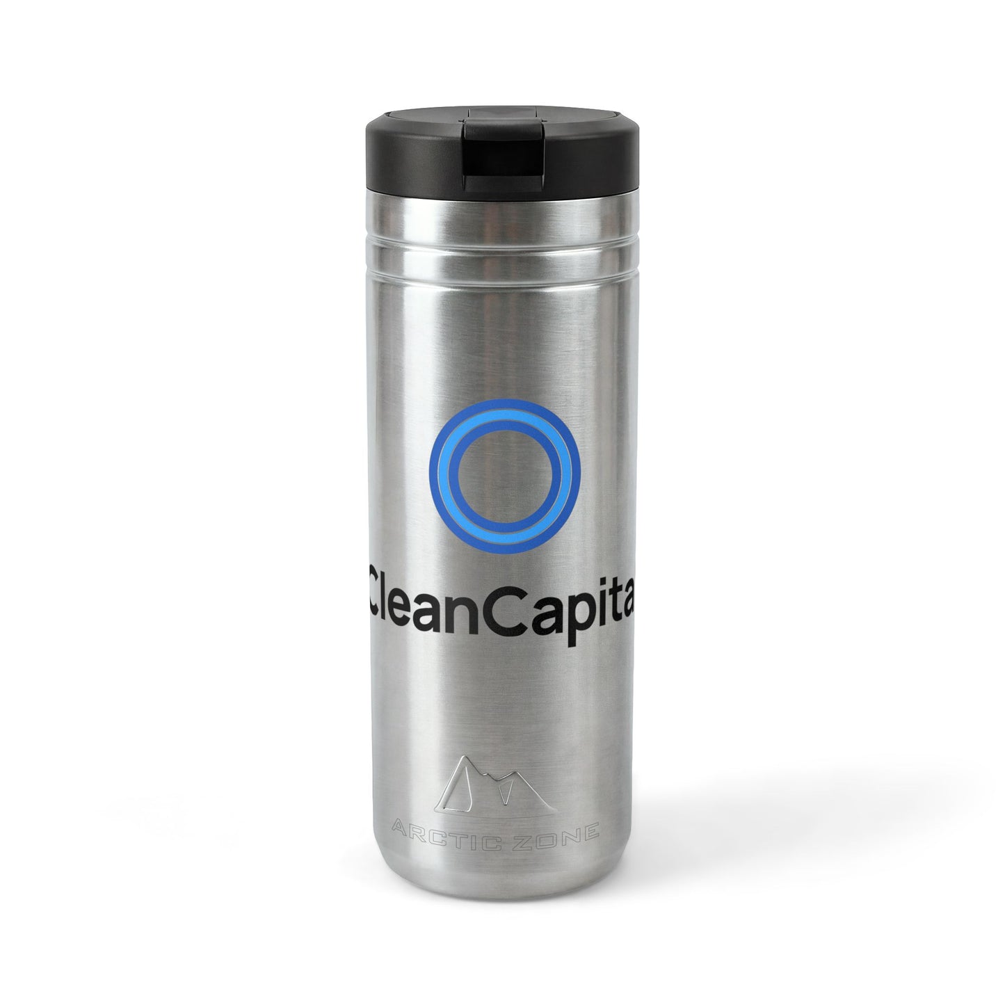 Titan 24oz Thermal Straw Tumbler — Insulated Stainless Travel Bottle with Leak-Resistant Lid