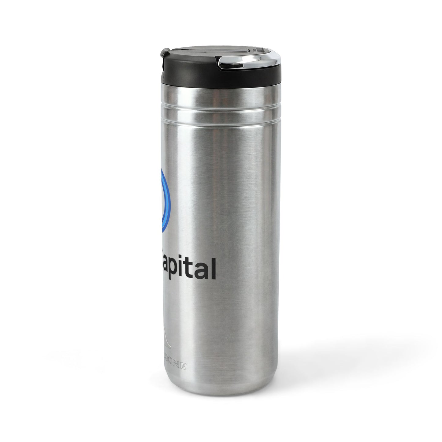 Titan 24oz Thermal Straw Tumbler — Insulated Stainless Travel Bottle with Leak-Resistant Lid