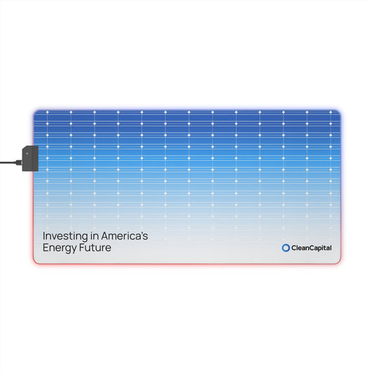 Solar Panel LED Gaming Mouse Pad