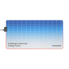 Solar Panel LED Gaming Mouse Pad