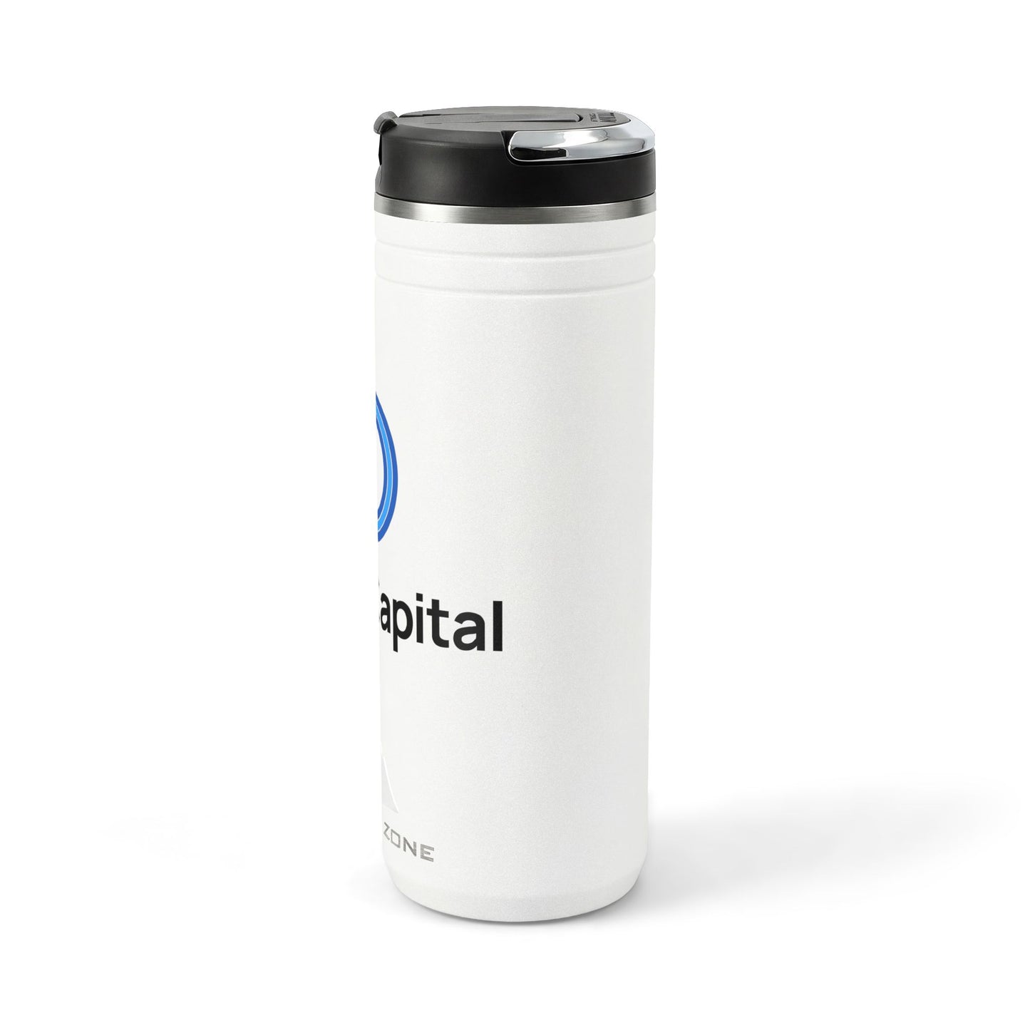 Titan 24oz Thermal Straw Tumbler — Insulated Stainless Travel Bottle with Leak-Resistant Lid