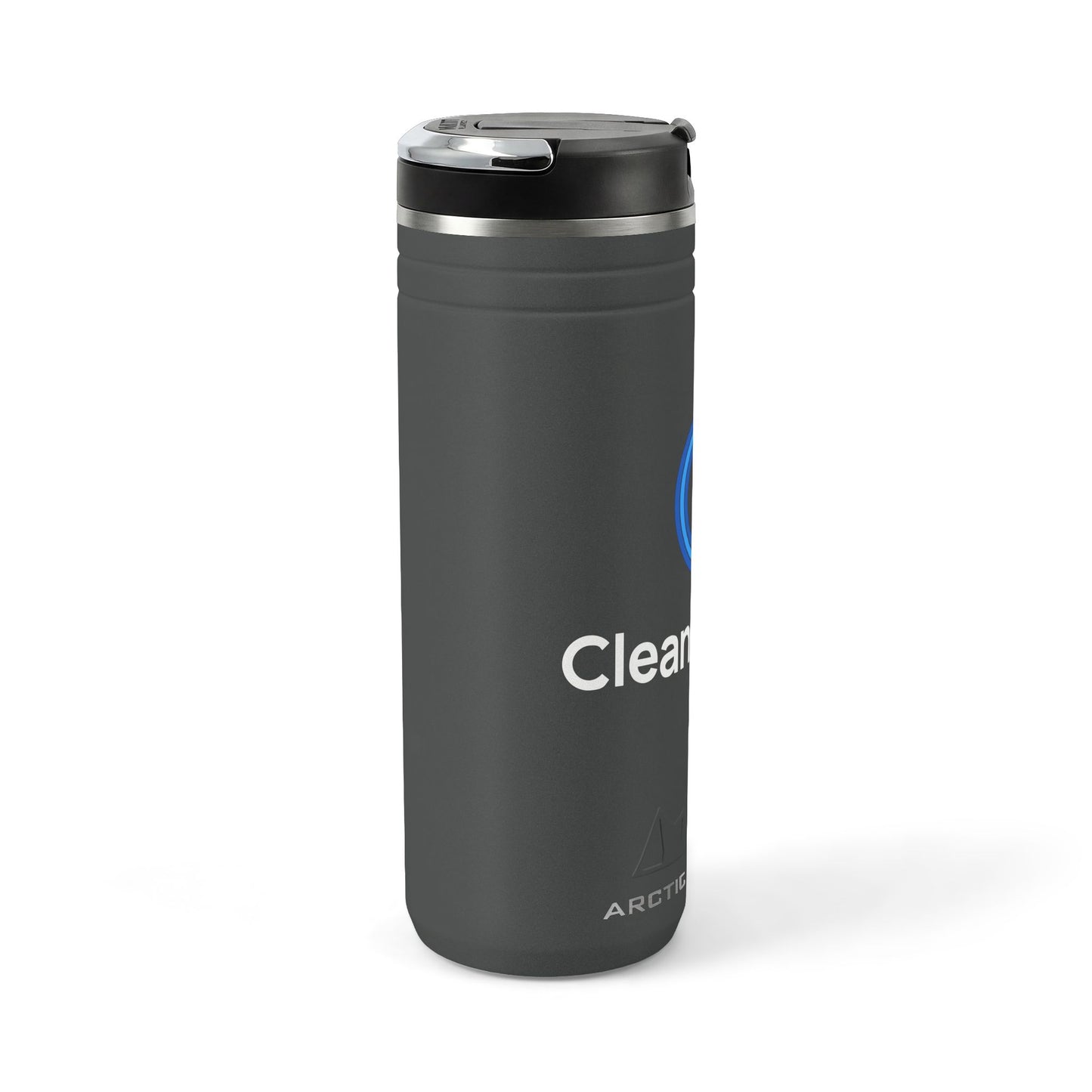Titan 24oz Thermal Straw Tumbler — Insulated Stainless Travel Bottle with Leak-Resistant Lid