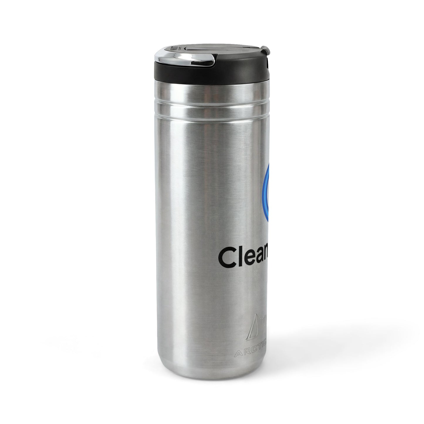 Titan 24oz Thermal Straw Tumbler — Insulated Stainless Travel Bottle with Leak-Resistant Lid