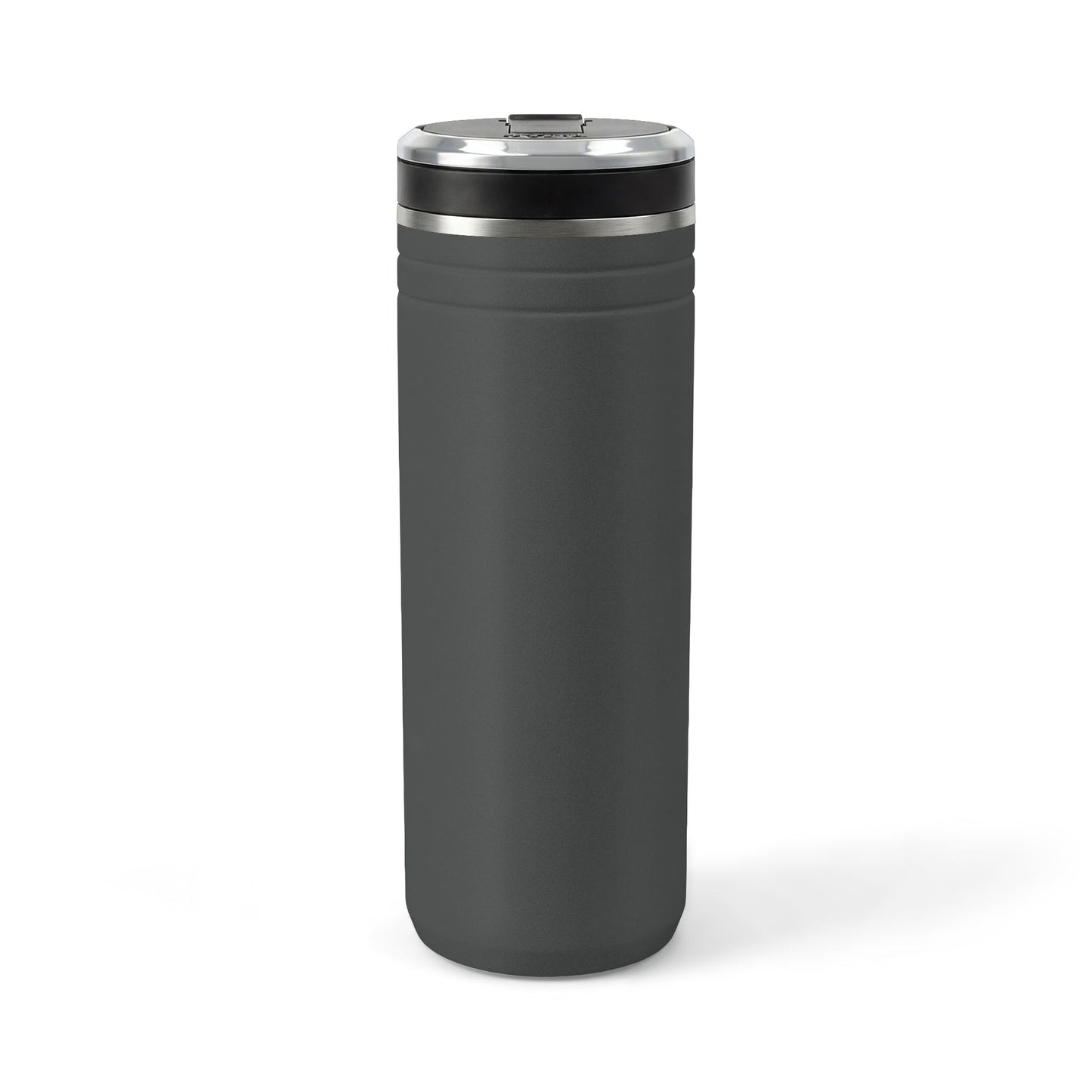 Titan 24oz Thermal Straw Tumbler — Insulated Stainless Travel Bottle with Leak-Resistant Lid
